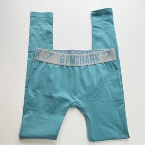 GYMSHARK Flex Low Rise Seamless Leggings Teal Green